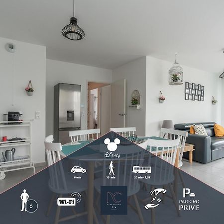 *Disneyland-Paris* 6Pers, Netflix, Wi-Fi, Parking Montevrain Luaran gambar